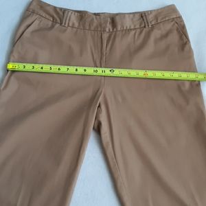 Khaki Stretch Capris